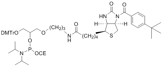 structure_CLP-1517 Biotin (BB) CED phosphoramidite
