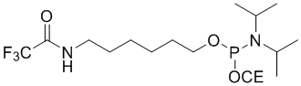 structure_CLP-1553 TFA-Amino C-6 CED phosphoramidite