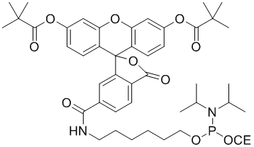 structure_CLP-9777 6-FAM phosphoramidite