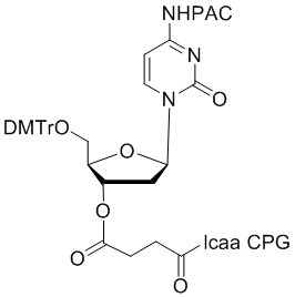 deoxy Cytidine (n-PAC) 3'-lcaa CPG 2000Å