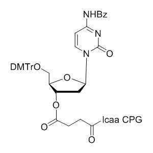 deoxy Cytidine (n-bz) 3'-lcaa CPG 2000Å