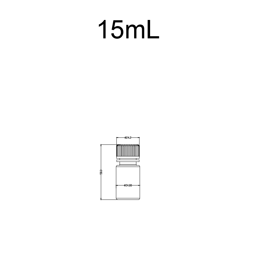 HDPE试剂瓶(广口试剂瓶),15ml